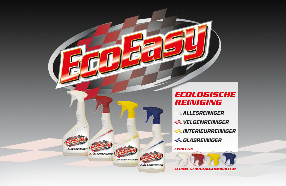 Ontwerp logo en bedrukking van EcoEasy natuurlijke reinigingsmiddelen